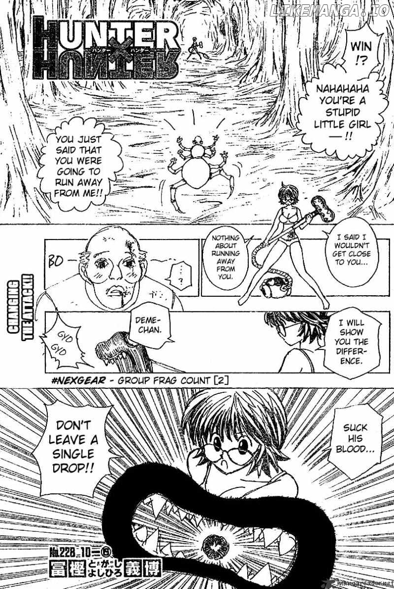 Hunter x Hunter, Chapter 228 image 01